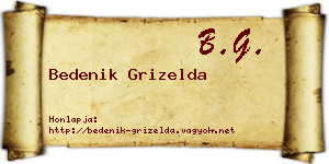Bedenik Grizelda névjegykártya